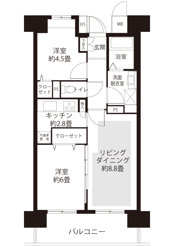 間取図（L1タイプ）