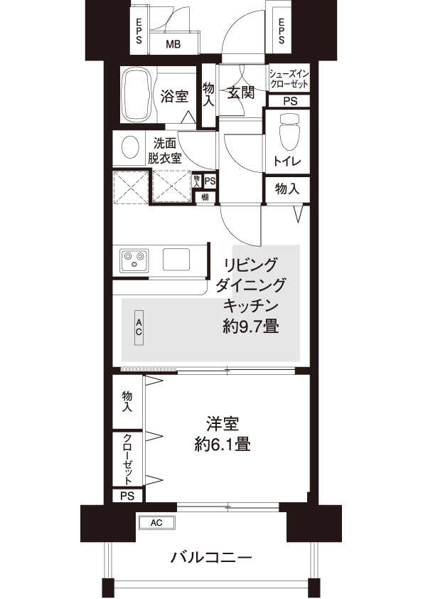 間取図（ALタイプ）