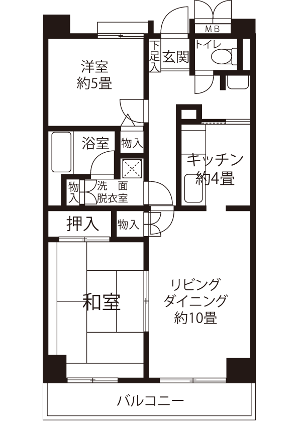 間取図（L2Bタイプ）