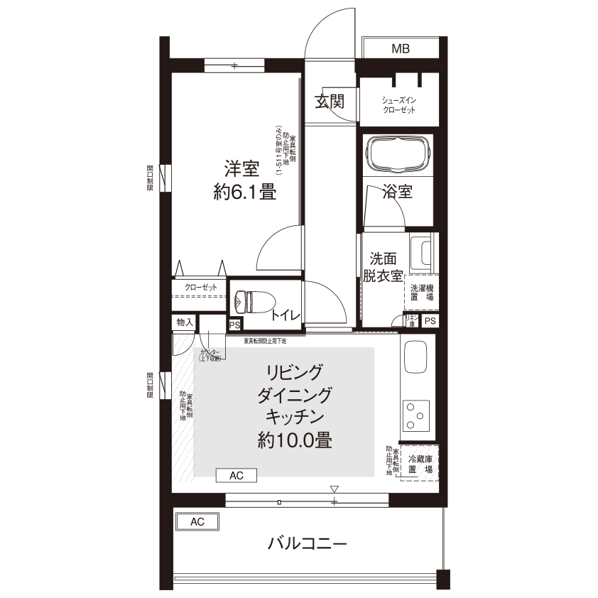 間取図（AL3タイプ）