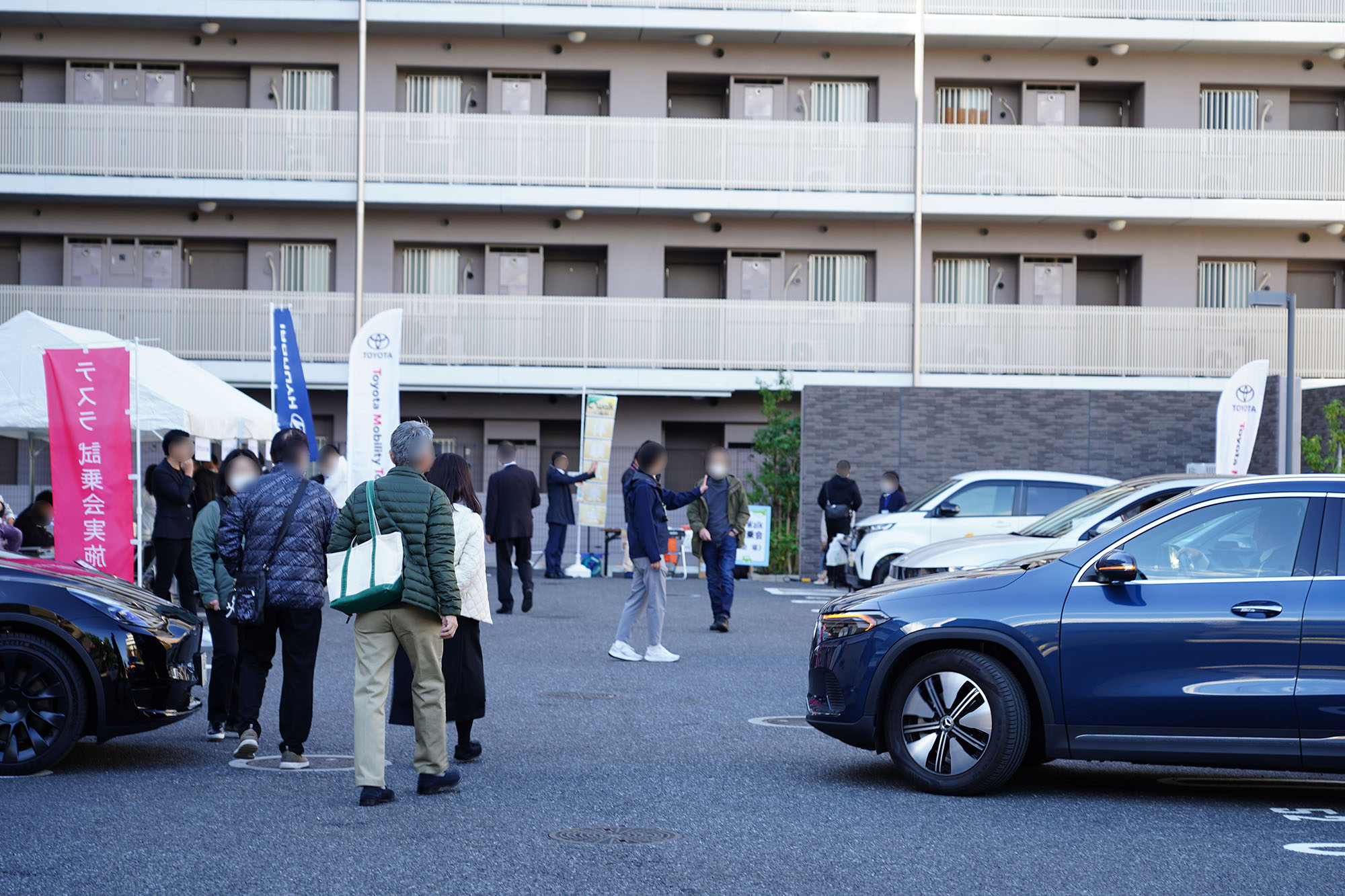 EV試乗・展示会の様子