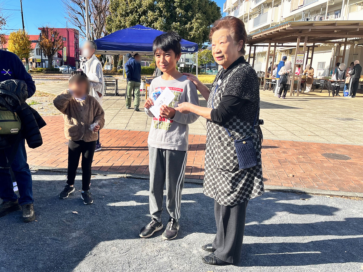 小学生のお子さんが特賞を引き当てましたの画像