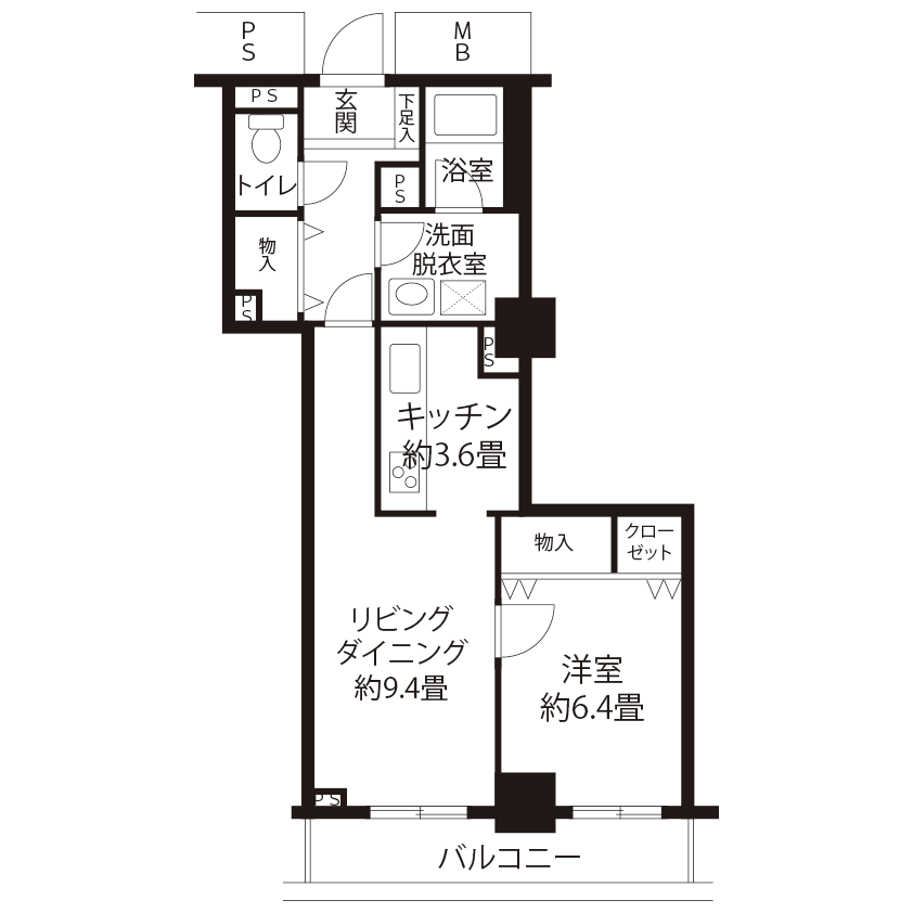 間取図（AL2タイプ）