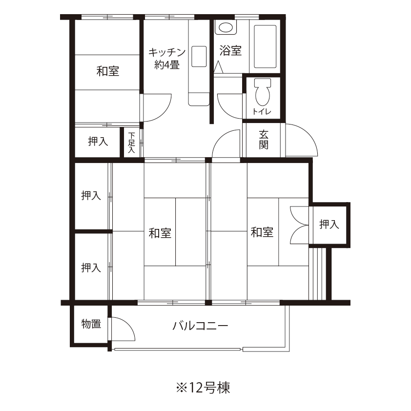 間取図（Iタイプ）