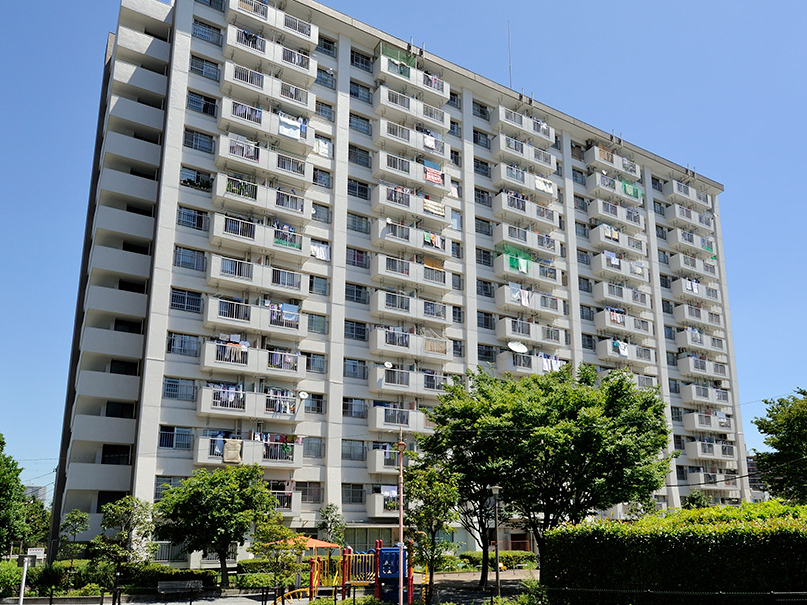 西保木間住宅の外観