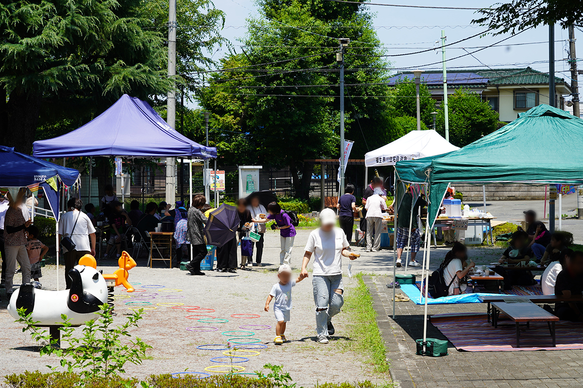 お披露目ベント「公園会場」の写真