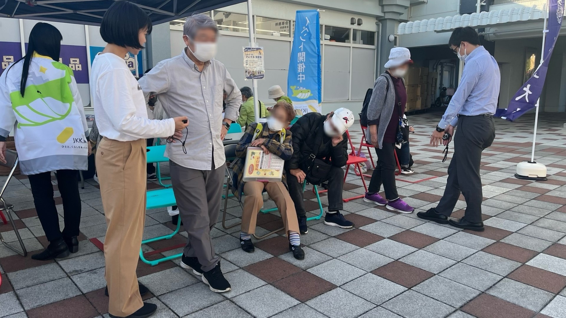 フレイル測定会の写真