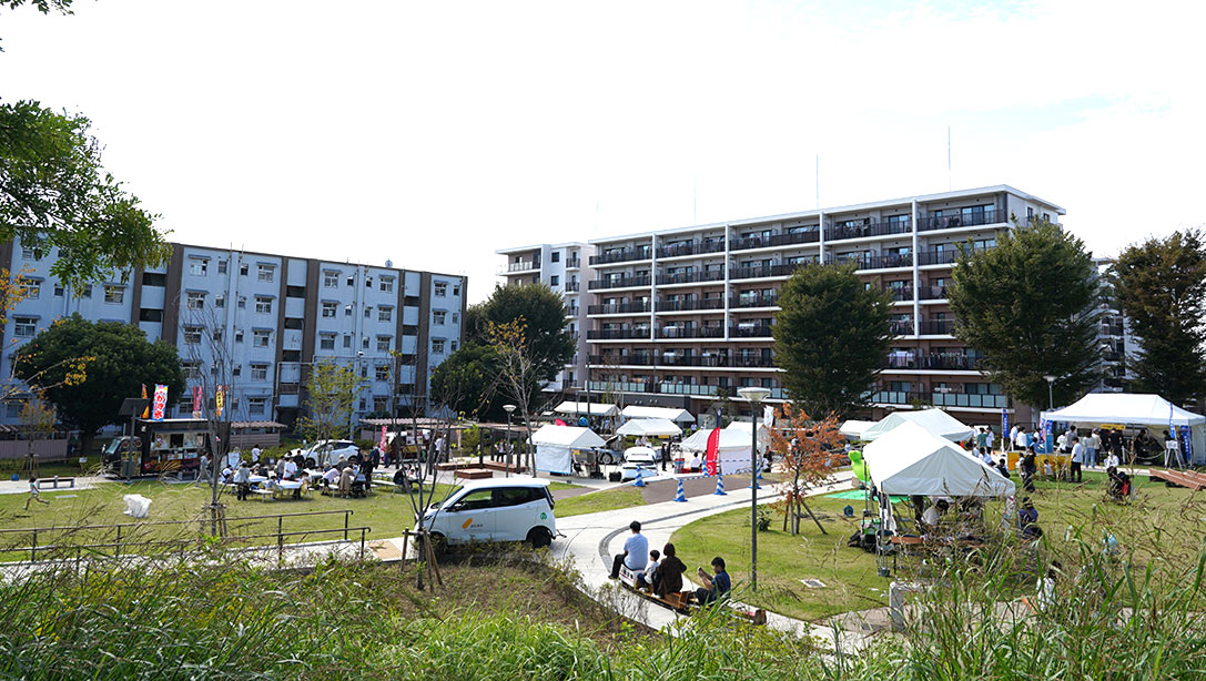 本町だんだん公園でイベントを開催写真
