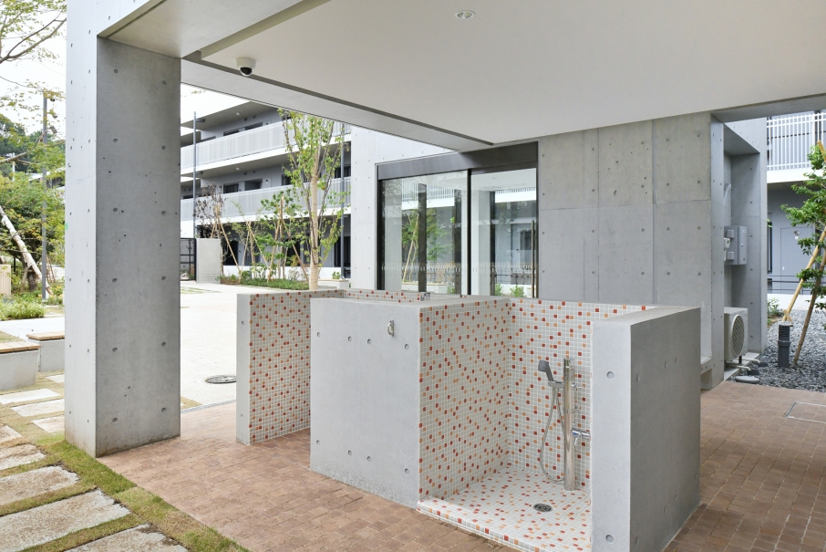 ペット足洗い場（あずまや）