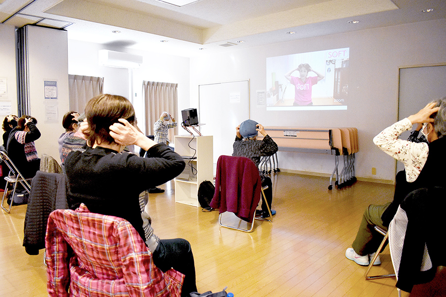 スローエアロビクスの様子①