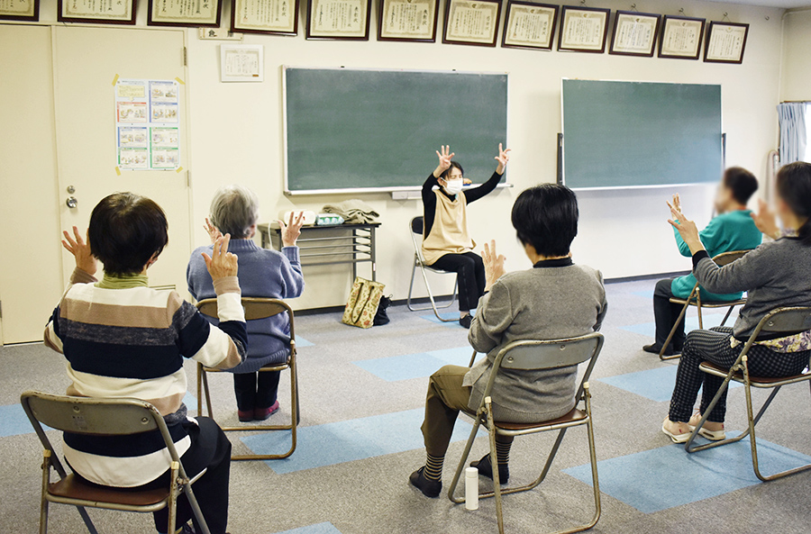 にこにこ運動の様子①