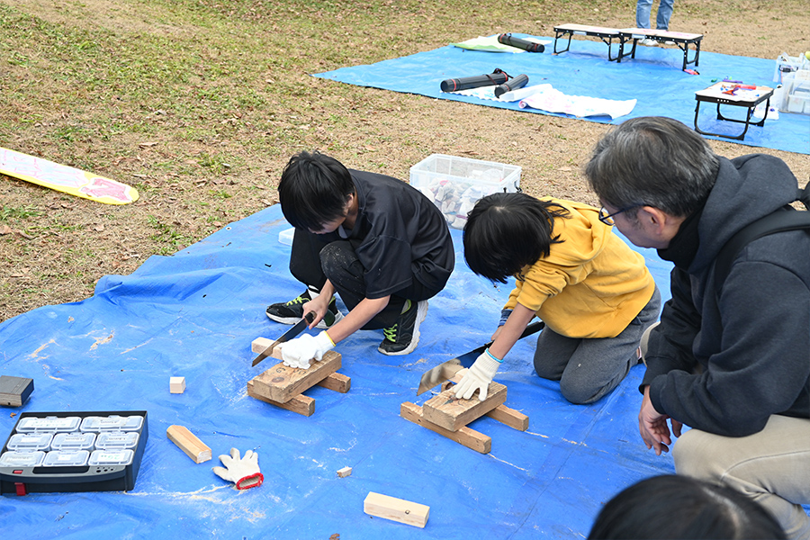 木工作のブースの写真②