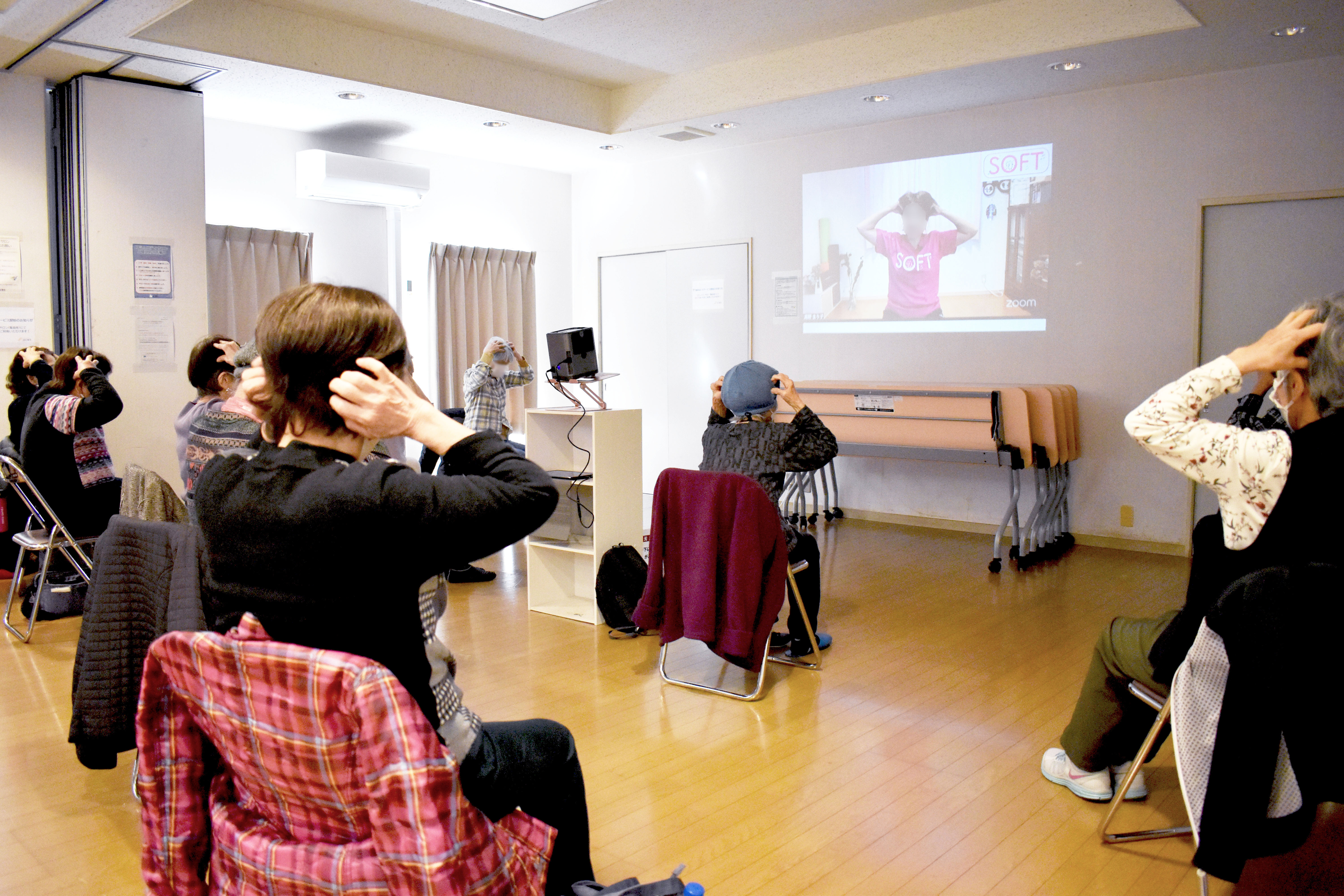 スローエアロビクスの様子①