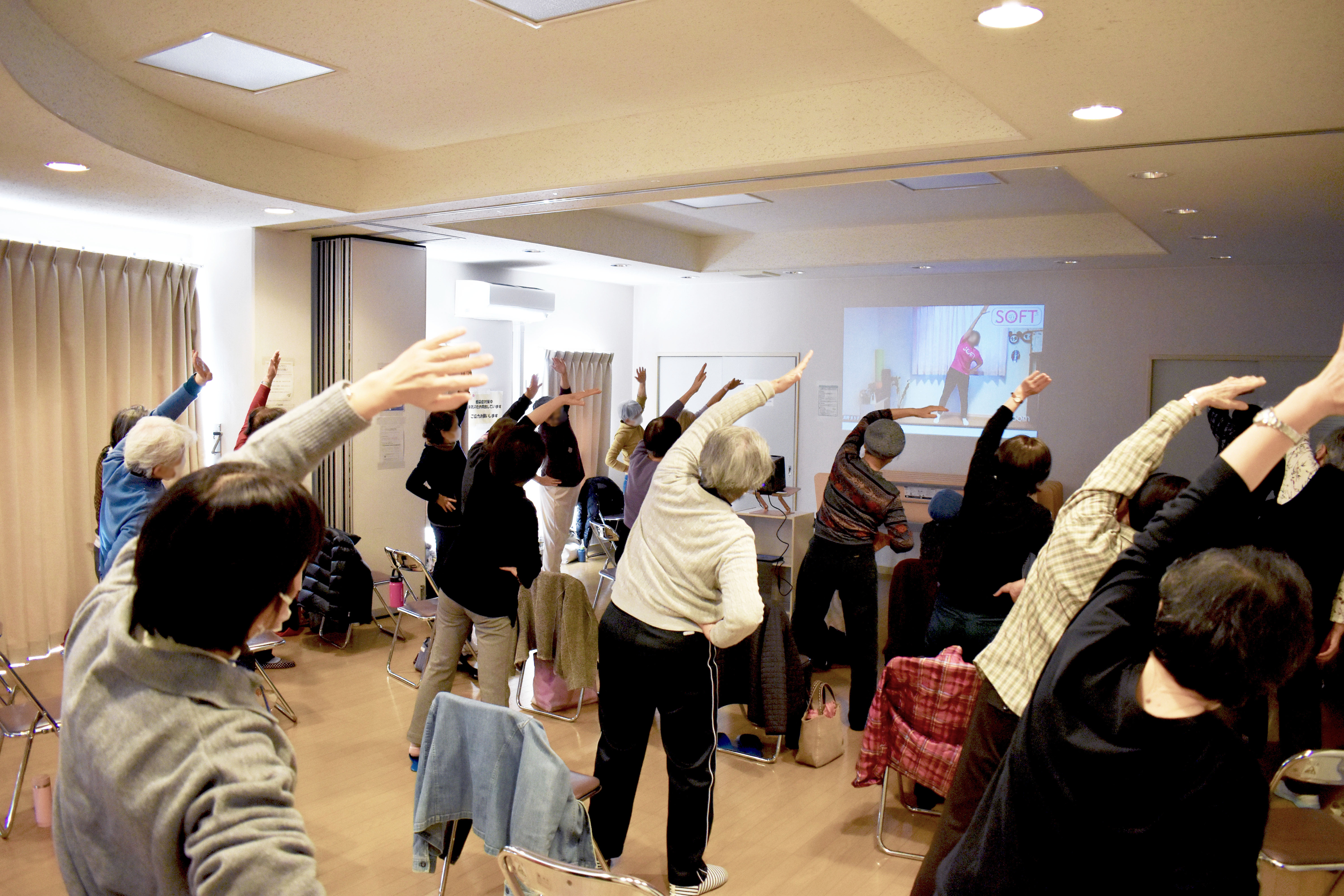 スローエアロビクスの様子②