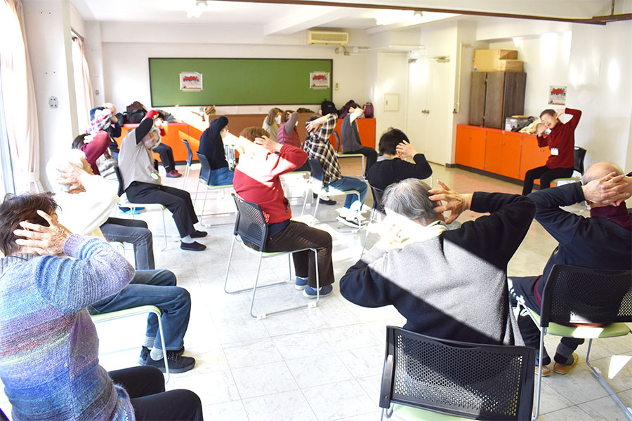 にこにこ体操の様子①