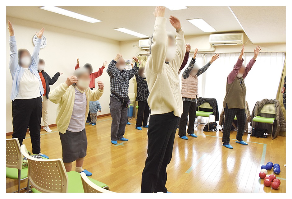 ラジオ体操の写真