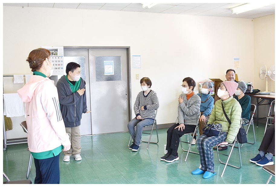 準備体操の写真1