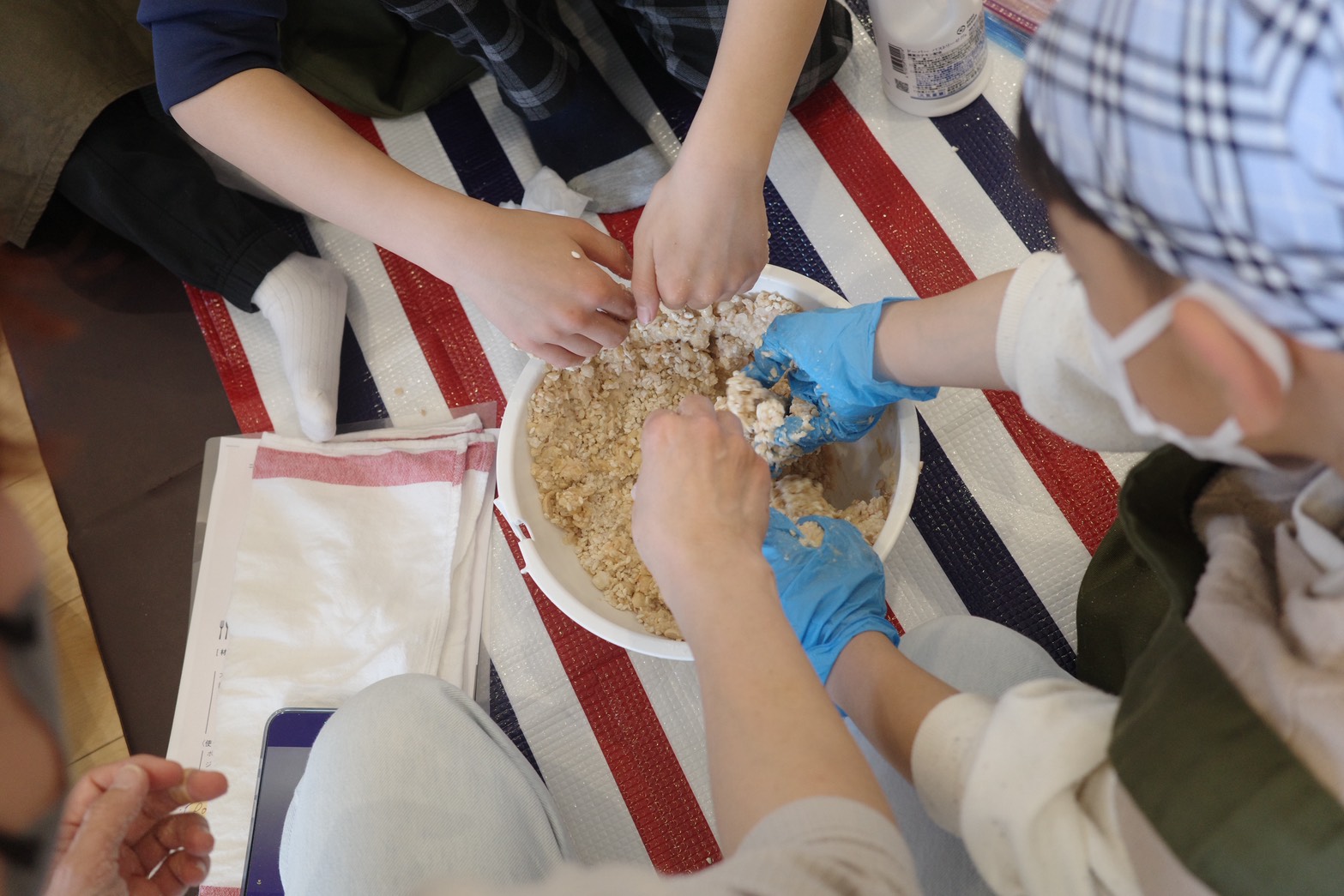 味噌づくりの写真2