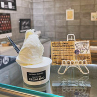 ジェラート販売の写真