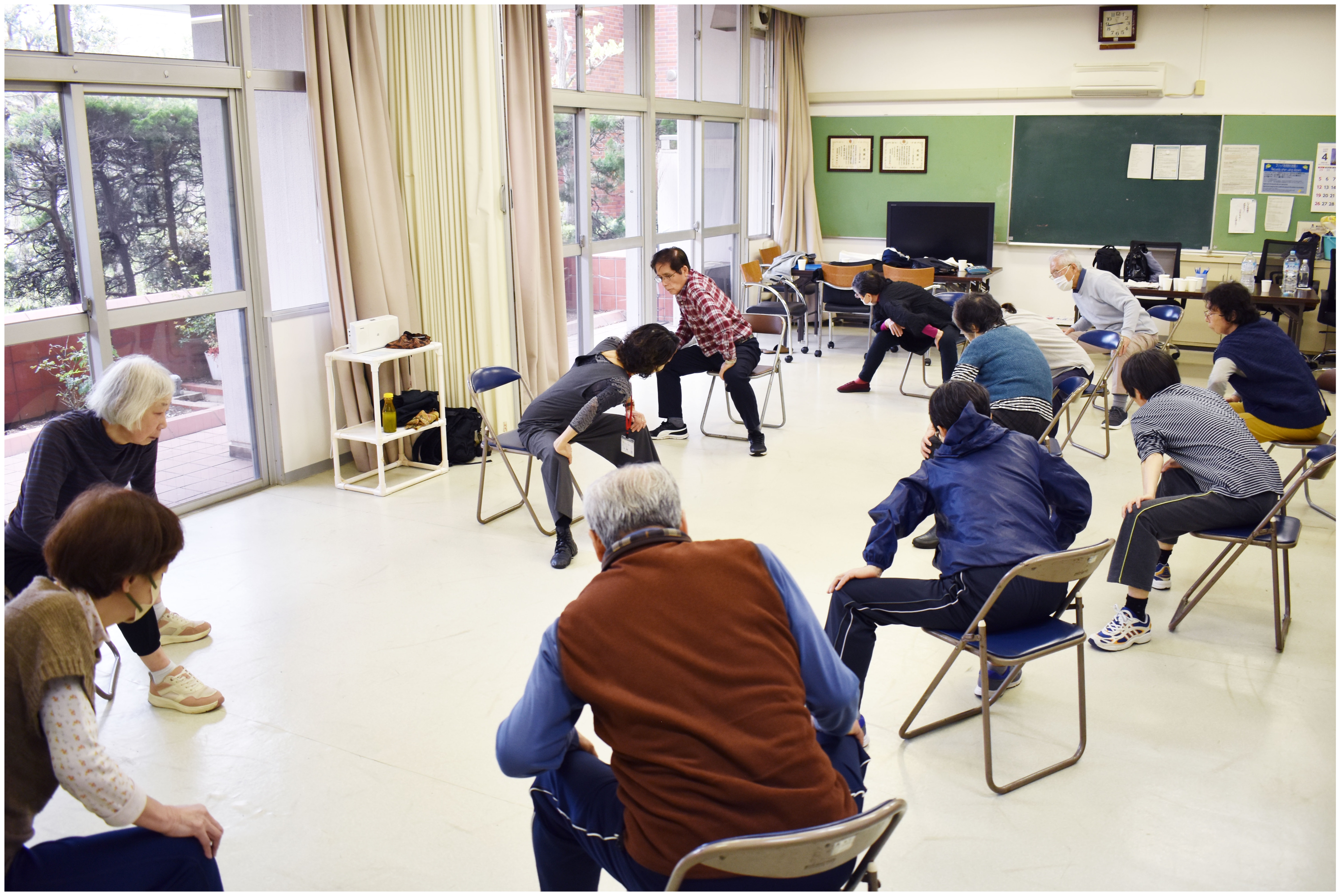 体操の様子