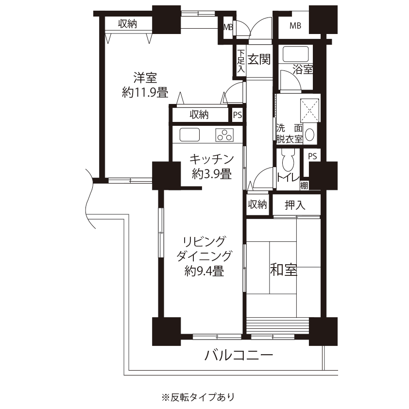 間取図（L3タイプ）