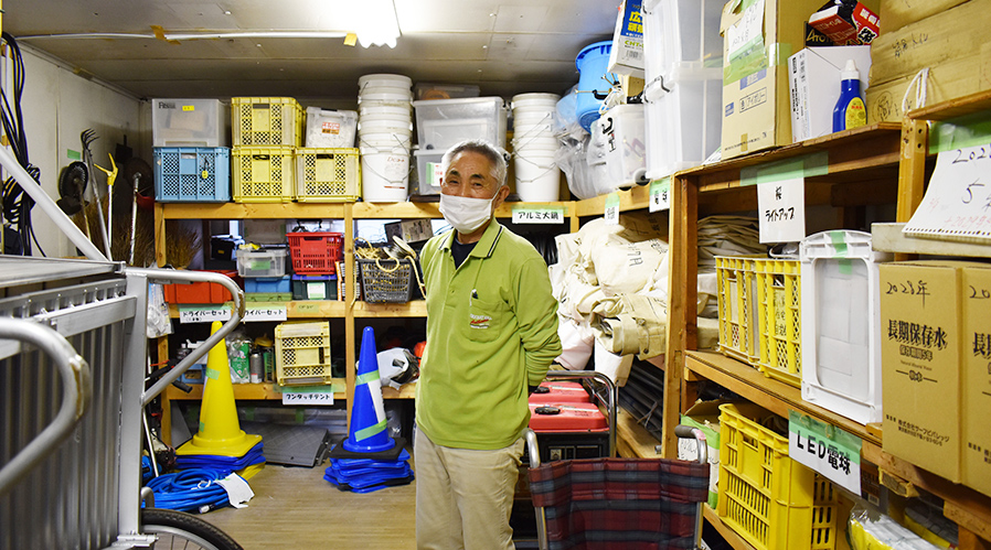 防災倉庫(写真)