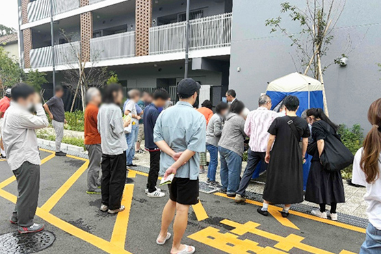 自衛消防訓練 写真③