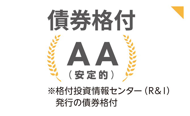債券格付AA（安定的）